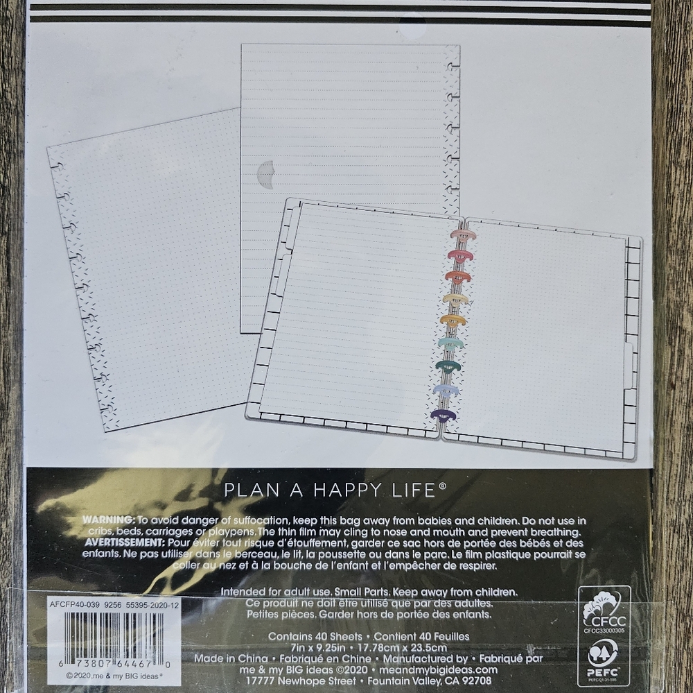 The Happy Planner White Dot Grid Paper Set - Picture 4 of 4